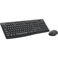 Produktbild för Logitech MK295 Silent Wireless Combo tangentbord Mus inkluderad USB QWERTY Nordic grafit