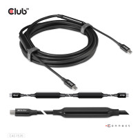 Produktbild för CLUB3D CAC-1535 USB-kablar 5 m USB 3.2 Gen 2 (3.1 Gen 2) USB C Svart