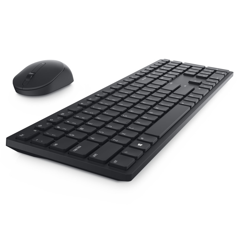 Produktbild för DELL Pro trådlöst tangentbord och mus - KM5221W - Nordiska länderna (QWERTY)