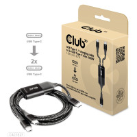 Miniatyr av produktbild för CLUB3D CAC-1527 USB-kablar 1,83 m USB C 2 x USB C Svart