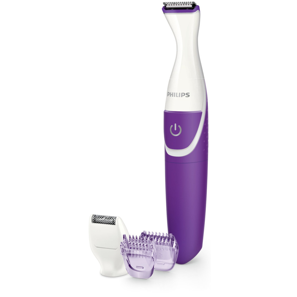 Produktbild för Philips Essential BRT383/15 bikinitrimmer Våt och torr Violett, Vit
