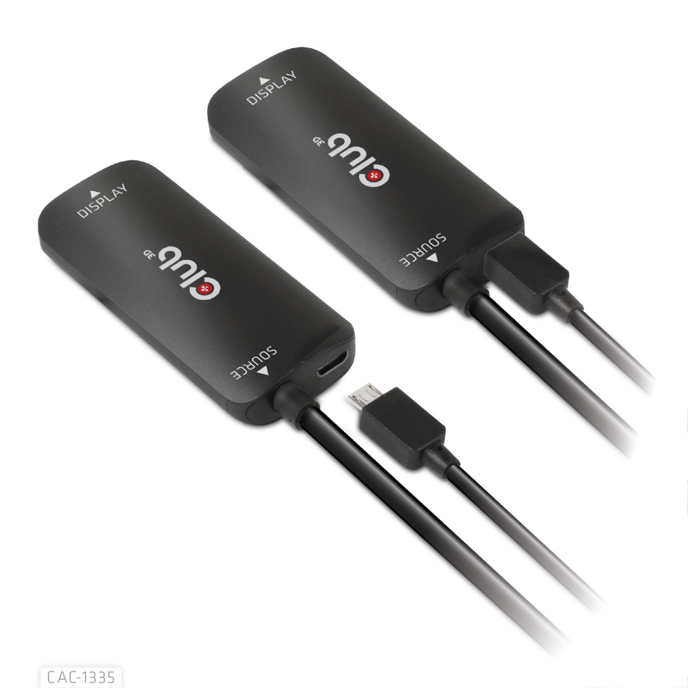 Produktbild för CLUB3D CAC-1335 videokabeladapter 1 m HDMI + USB DisplayPort