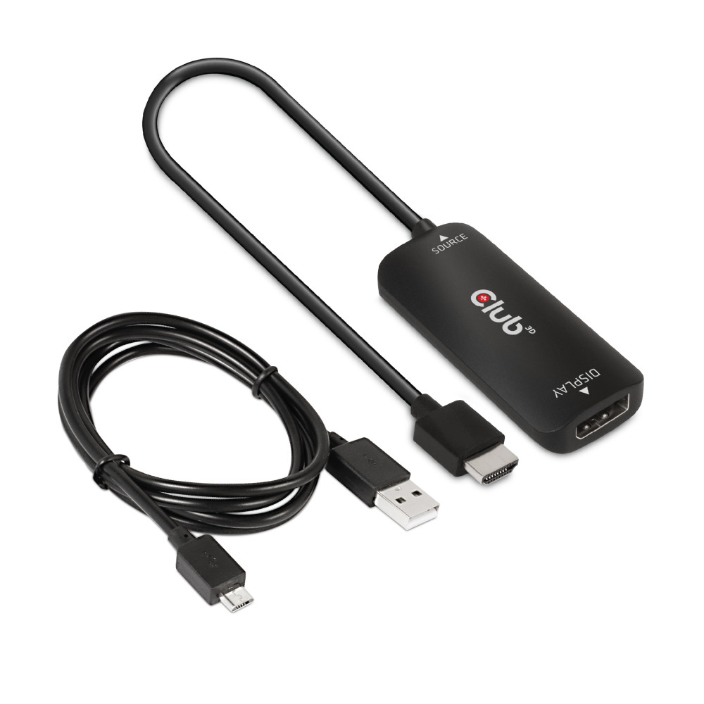 Produktbild för CLUB3D CAC-1335 videokabeladapter 1 m HDMI + USB DisplayPort