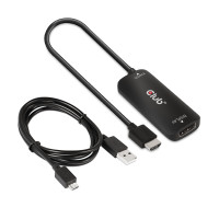 Produktbild för CLUB3D CAC-1335 videokabeladapter 1 m HDMI + USB DisplayPort