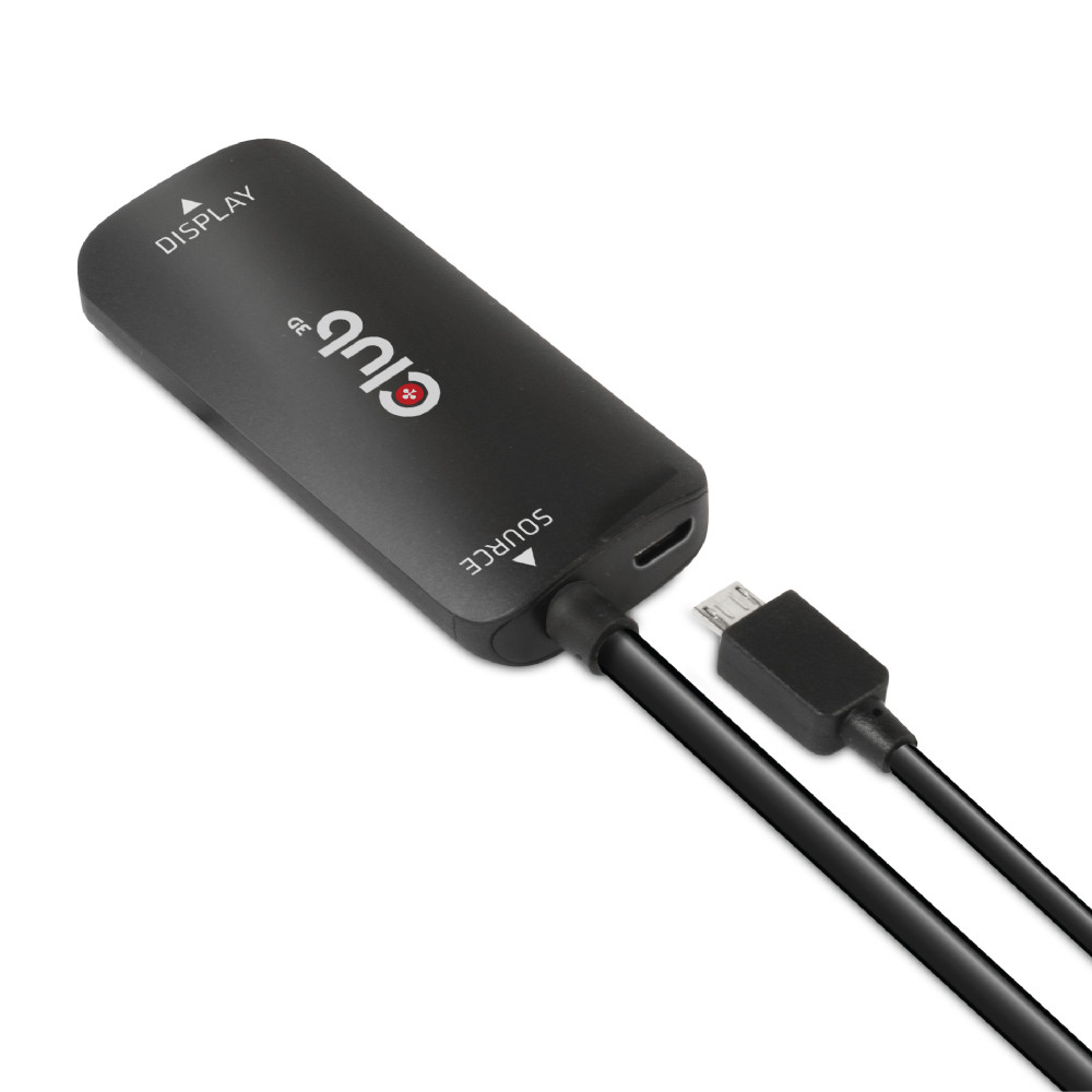 Produktbild för CLUB3D CAC-1335 videokabeladapter 1 m HDMI + USB DisplayPort