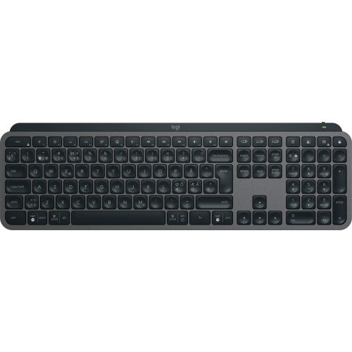 Logitech Logitech MX Keys S tangentbord Trådlös RF + Bluetooth QWERTY Dansk, Finsk, Norsk, Svensk grafit