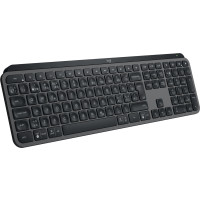 Produktbild för Logitech MX Keys S tangentbord Trådlös RF + Bluetooth QWERTY Dansk, Finsk, Norsk, Svensk grafit