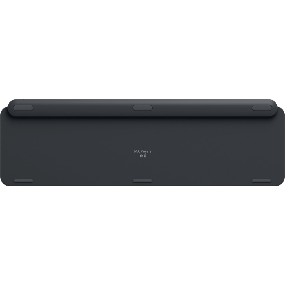 Produktbild för Logitech MX Keys S tangentbord Trådlös RF + Bluetooth QWERTY Dansk, Finsk, Norsk, Svensk grafit