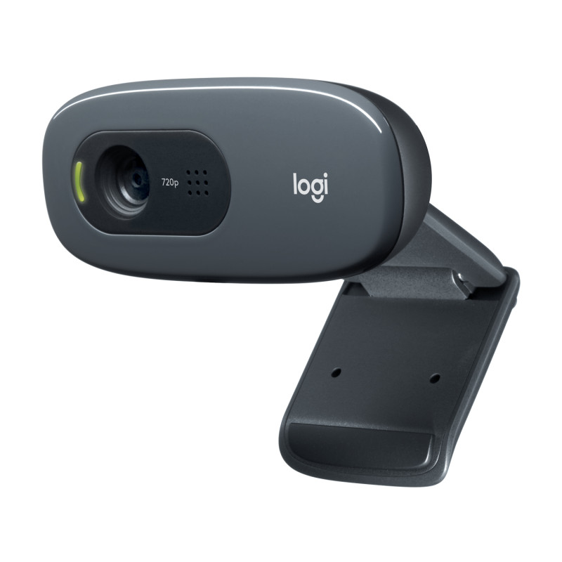 Produktbild för Logitech C270 HD webbkameror 3 MP 1280 x 720 pixlar USB 2.0 Svart