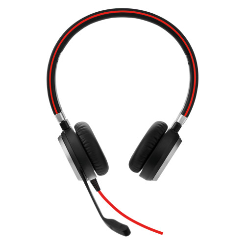 Jabra Jabra Evolve 40 MS Stereo Headset Kabel Huvudband Kontor/callcenter Svart