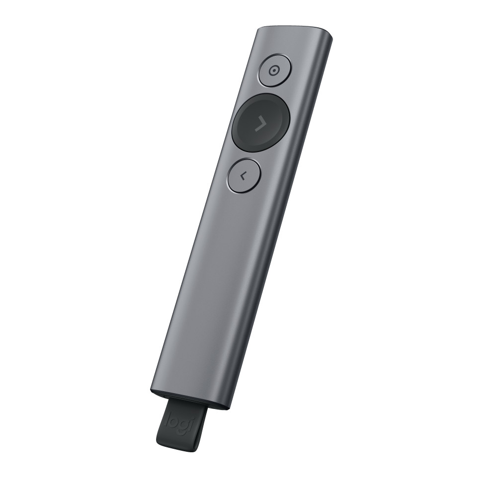 Produktbild för Logitech Spotlight trådlösa presentatörer Bluetooth/RF Grå