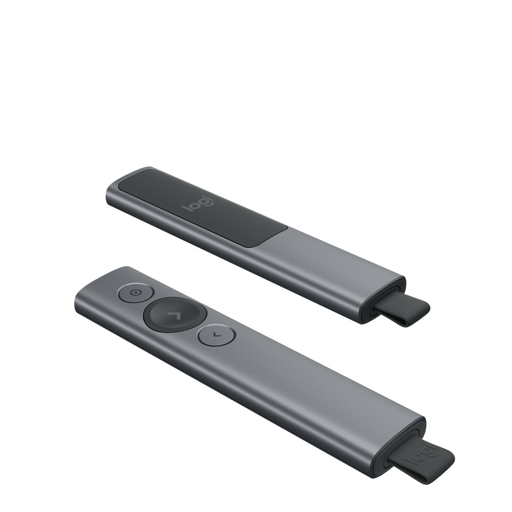 Produktbild för Logitech Spotlight trådlösa presentatörer Bluetooth/RF Grå