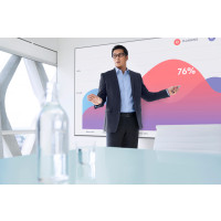 Produktbild för Logitech Spotlight trådlösa presentatörer Bluetooth/RF Grå