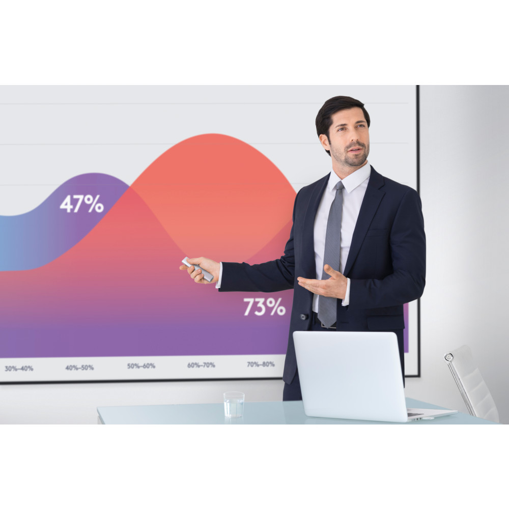 Produktbild för Logitech Spotlight trådlösa presentatörer Bluetooth/RF Grå