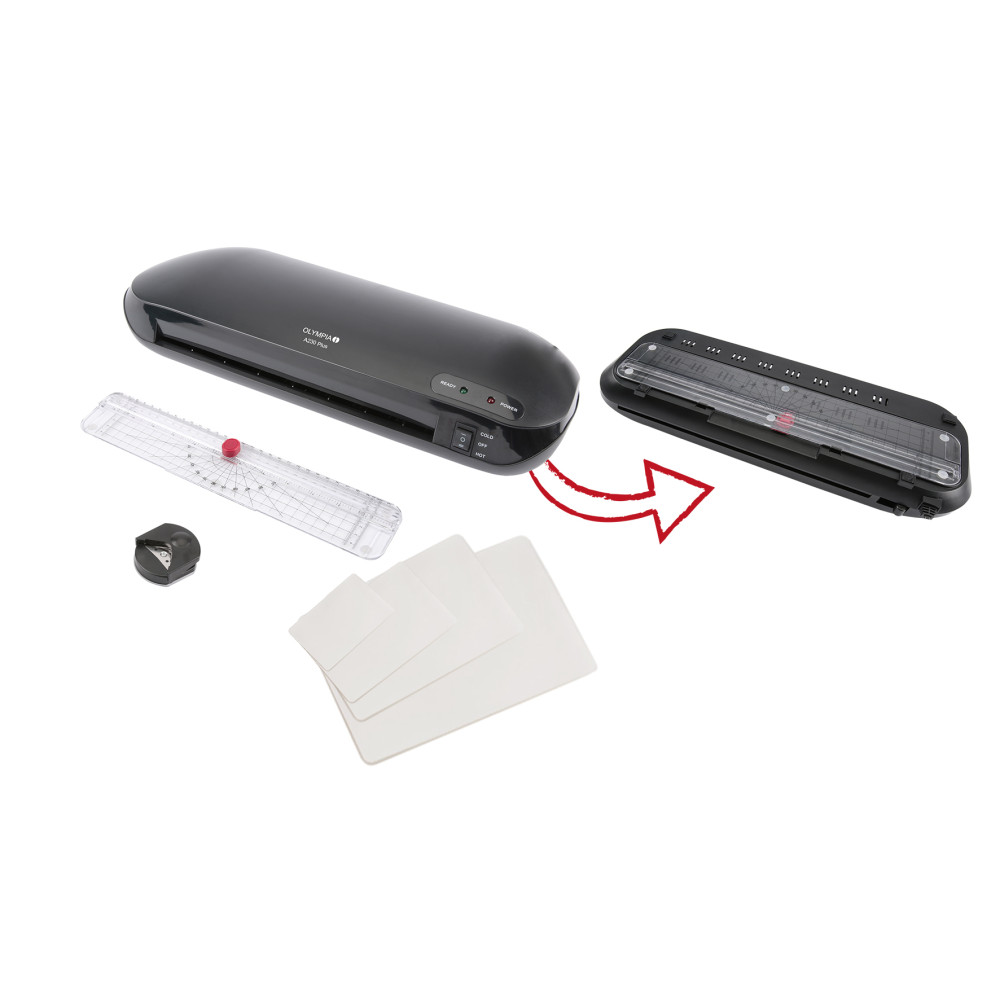 Produktbild för Olympia 4 in 1 Set with Laminator A 230 Plus - laminator - påse