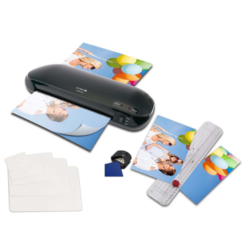 Produktbild för Olympia 4 in 1 Set with Laminator A 230 Plus - laminator - påse