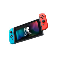 Produktbild för Nintendo Switch with Neon Blue and Neon Red Joy-Con - Spelkonsol - svart, neonröd, neonblå