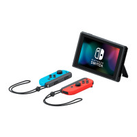 Produktbild för Nintendo Switch with Neon Blue and Neon Red Joy-Con - Spelkonsol - svart, neonröd, neonblå