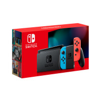 Produktbild för Nintendo Switch with Neon Blue and Neon Red Joy-Con - Spelkonsol - svart, neonröd, neonblå