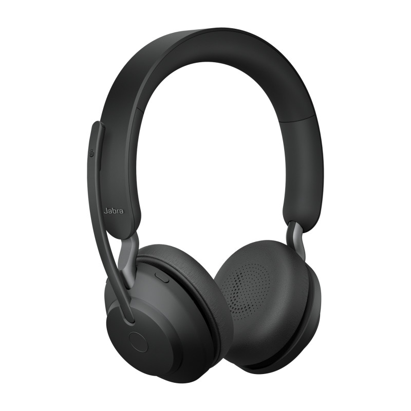 Produktbild för Jabra Evolve2 65, UC Stereo Headset Trådlös Huvudband Kontor/callcenter USB Type-A Bluetooth Svart