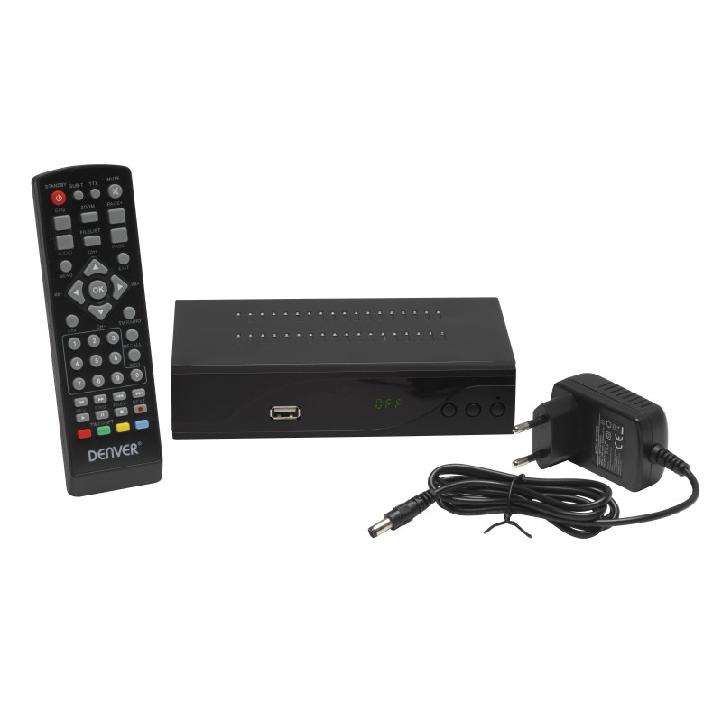Produktbild för Denver DVBC-120 TV-set toppboxar Kabel Full HD Svart
