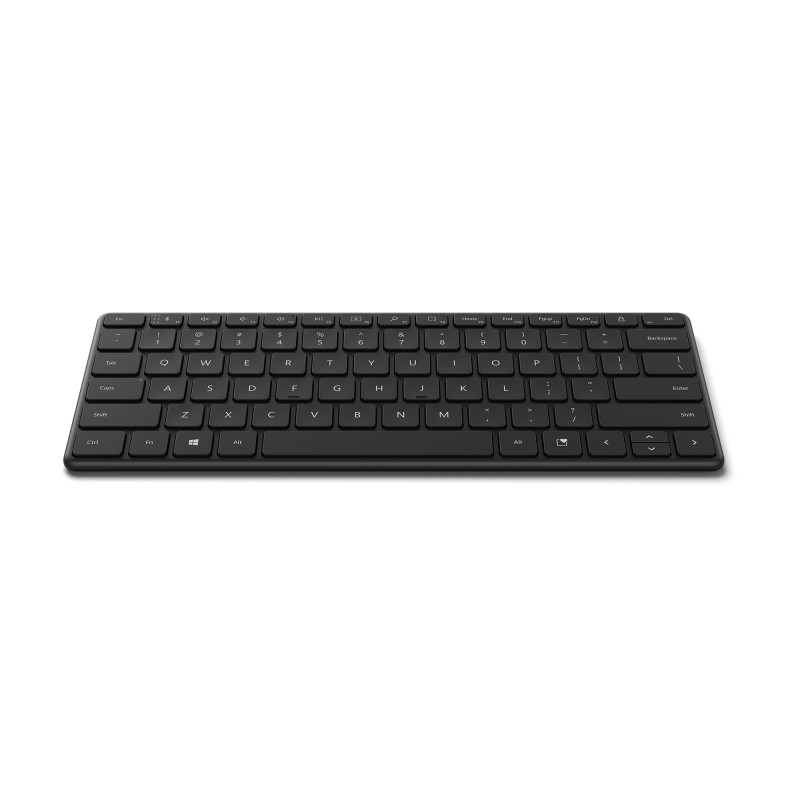 Produktbild för Microsoft Designer Compact Keyboard tangentbord Bluetooth QWERTY Nordic Svart