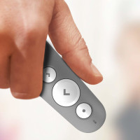 Produktbild för Logitech R500 trådlösa presentatörer Bluetooth/RF Grå