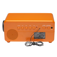 Miniatyr av produktbild för Denver CR-425 radioapparater Klockradio Analog och digital Orange