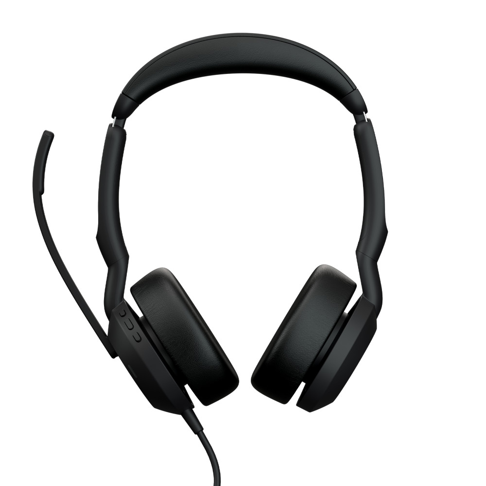 Produktbild för Jabra Evolve2 50 Headset Kabel Huvudband Kontor/callcenter USB Type-A Svart