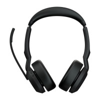 Produktbild för Jabra Evolve2 55 Headset Trådlös Huvudband Kontor/callcenter Bluetooth Laddningsställ Svart