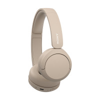 Produktbild för Sony WH-CH520 Headset Trådlös Huvudband Samtal/musik USB Type-C Bluetooth Laddningsställ Gräddfärgad