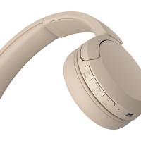 Produktbild för Sony WH-CH520 Headset Trådlös Huvudband Samtal/musik USB Type-C Bluetooth Laddningsställ Gräddfärgad