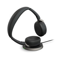 Miniatyr av produktbild för Jabra Evolve2 65 Flex Headset Kabel & Trådlös Huvudband Kontor/callcenter Bluetooth Svart