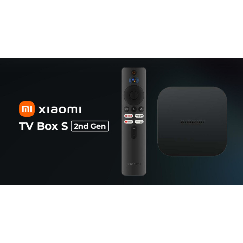 Produktbild för Xiaomi TV Box S Svart 4K Ultra HD 8 GB Wi-Fi