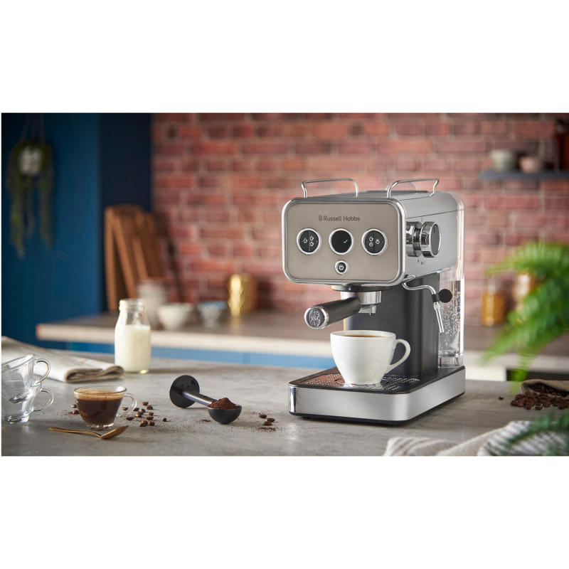 Produktbild för Espressomaskin  Distinctions Espresso Machine Titanium  26452-56