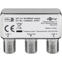 Produktbild för Goobay 67057 kabeleffektdelare eller combiners Kabelkniv Silver