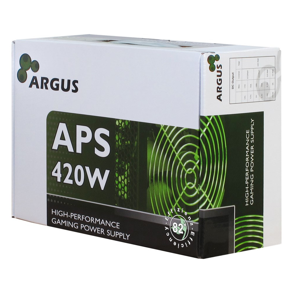 Produktbild för Inter-Tech Argus APS strömförsörjningsenheter 420 W 20+4 pin ATX ATX Svart