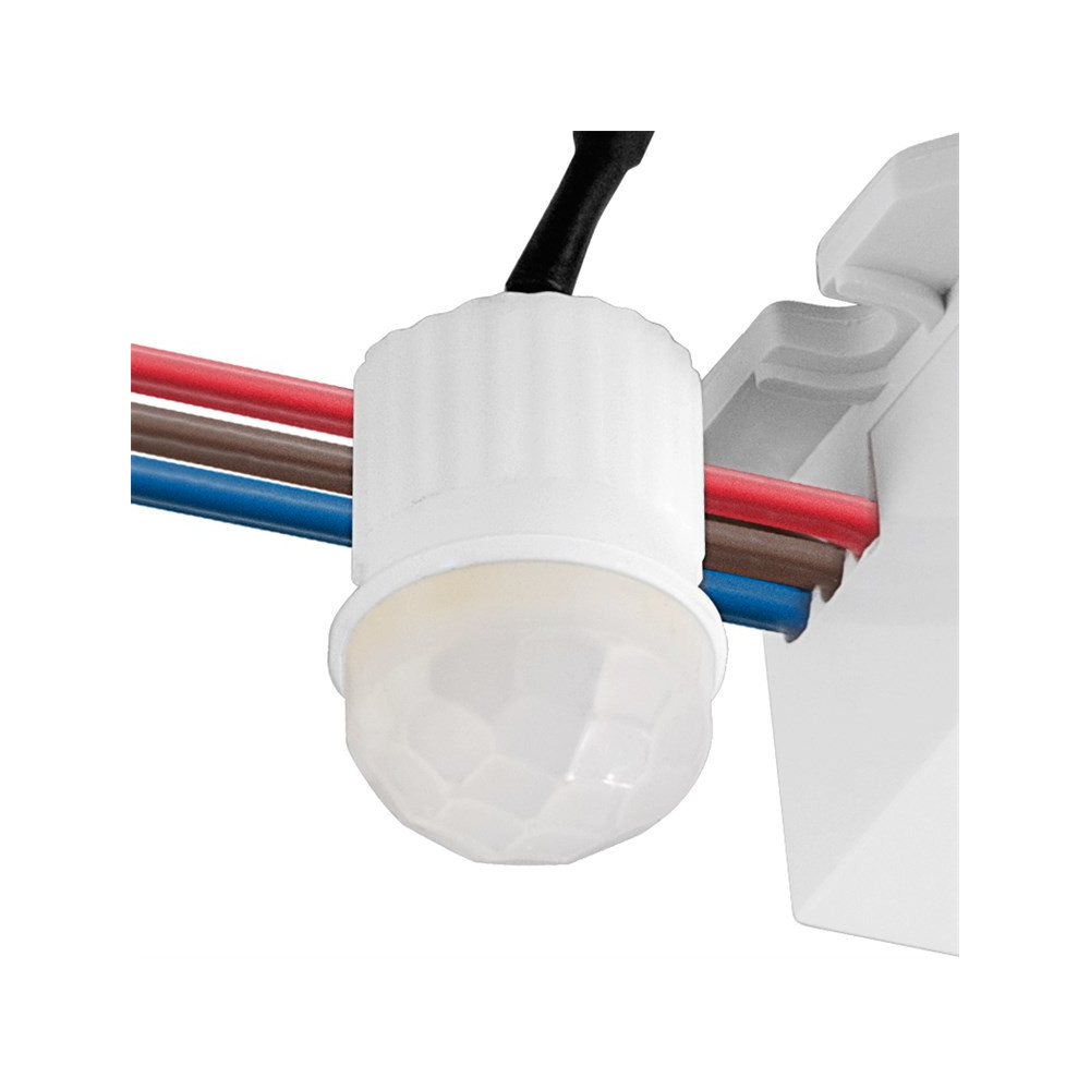 Produktbild för Goobay 96006 rörelsedetektorer Passiv infraröd (PIR) sensor Kabel Tak Vit