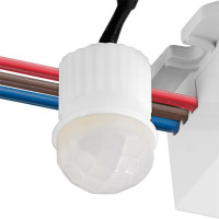 Produktbild för Goobay 96006 rörelsedetektorer Passiv infraröd (PIR) sensor Kabel Tak Vit