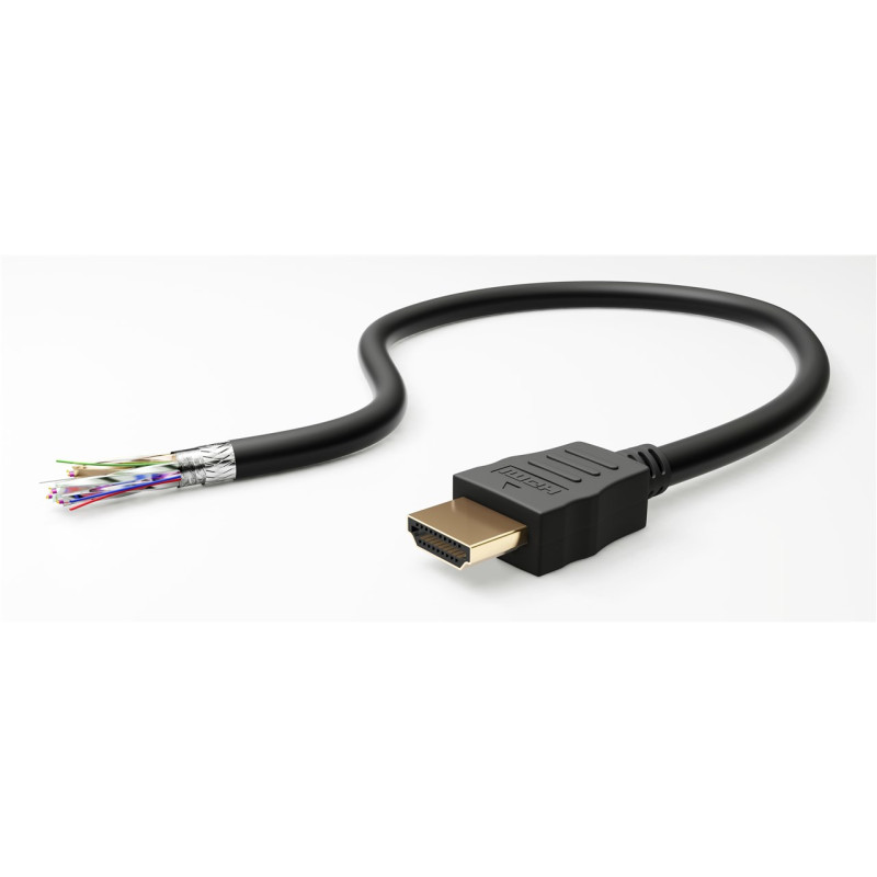 Produktbild för Goobay 58263 HDMI-kabel 1 m HDMI Typ A (standard) Svart
