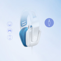 Produktbild för Logitech G G335 Headset Kabel Huvudband Spela Vit