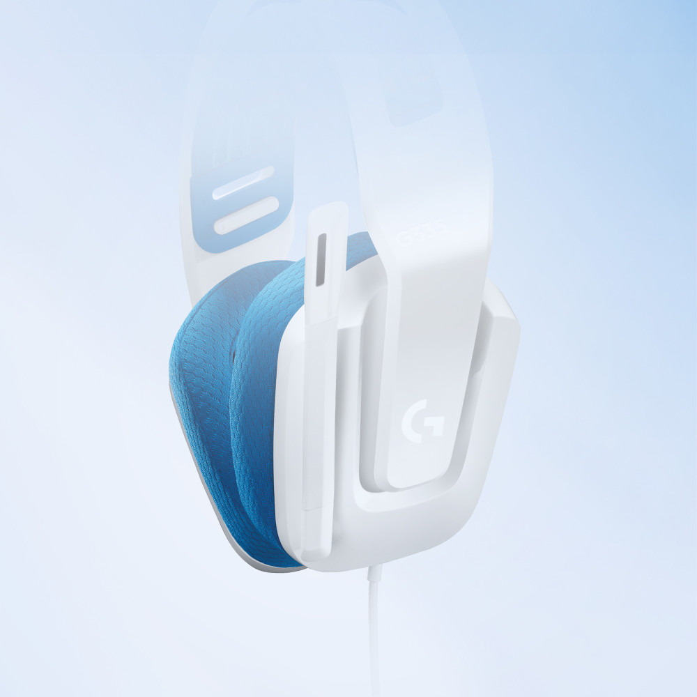 Produktbild för Logitech G G335 Headset Kabel Huvudband Spela Vit