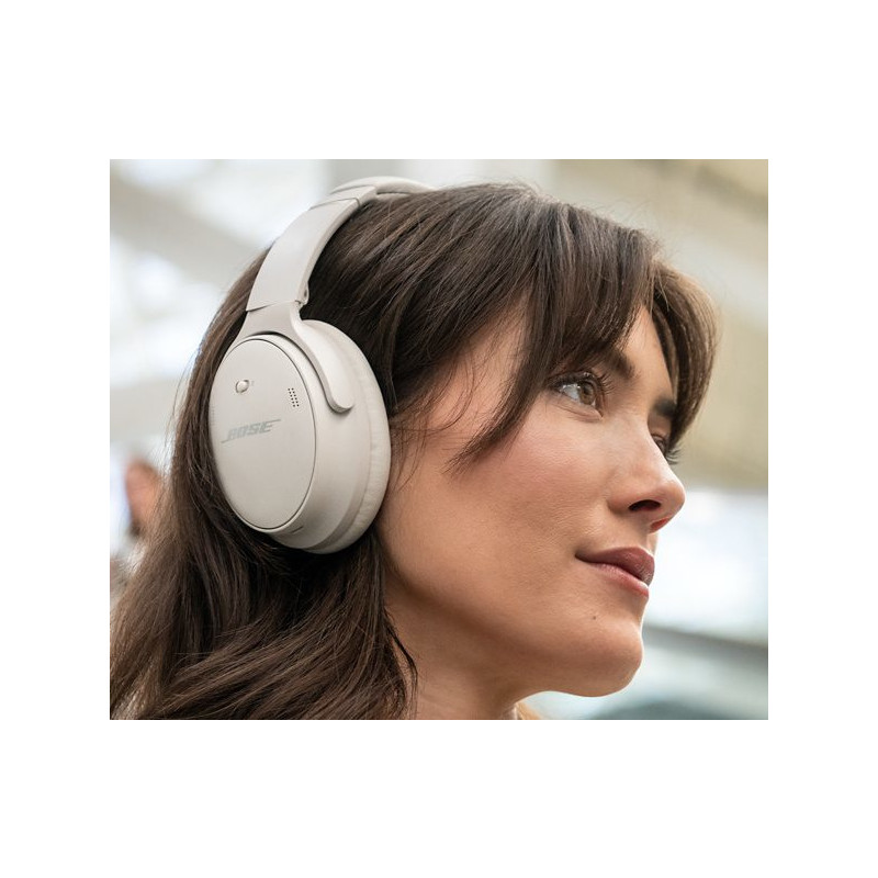 Produktbild för Bose QuietComfort 45 Headset Kabel & Trådlös Huvudband Samtal/musik USB Type-C Bluetooth Vit