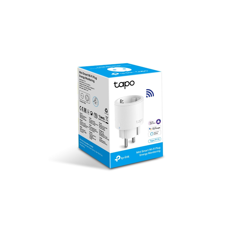Produktbild för TP-Link Tapo P115 Smarta pluggar 3680 W Vit