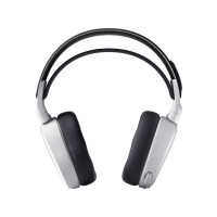 Produktbild för Steelseries Arctis 7+ Headset Kabel & Trådlös Huvudband Spela USB Type-C Bluetooth Svart, Vit