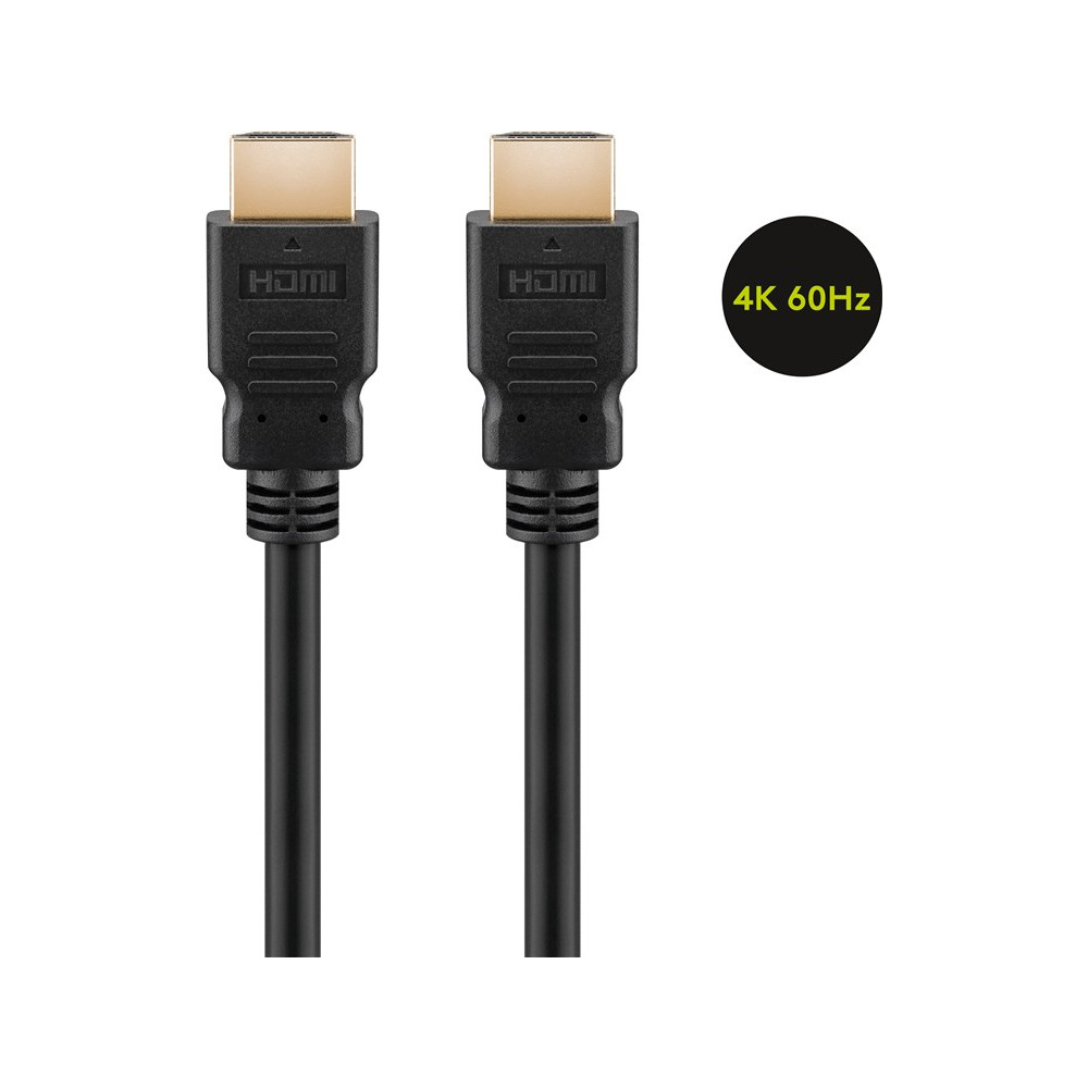 Produktbild för Goobay 61160 HDMI-kabel 3 m HDMI Typ A (standard) Svart
