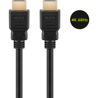 Produktbild för Goobay 61160 HDMI-kabel 3 m HDMI Typ A (standard) Svart