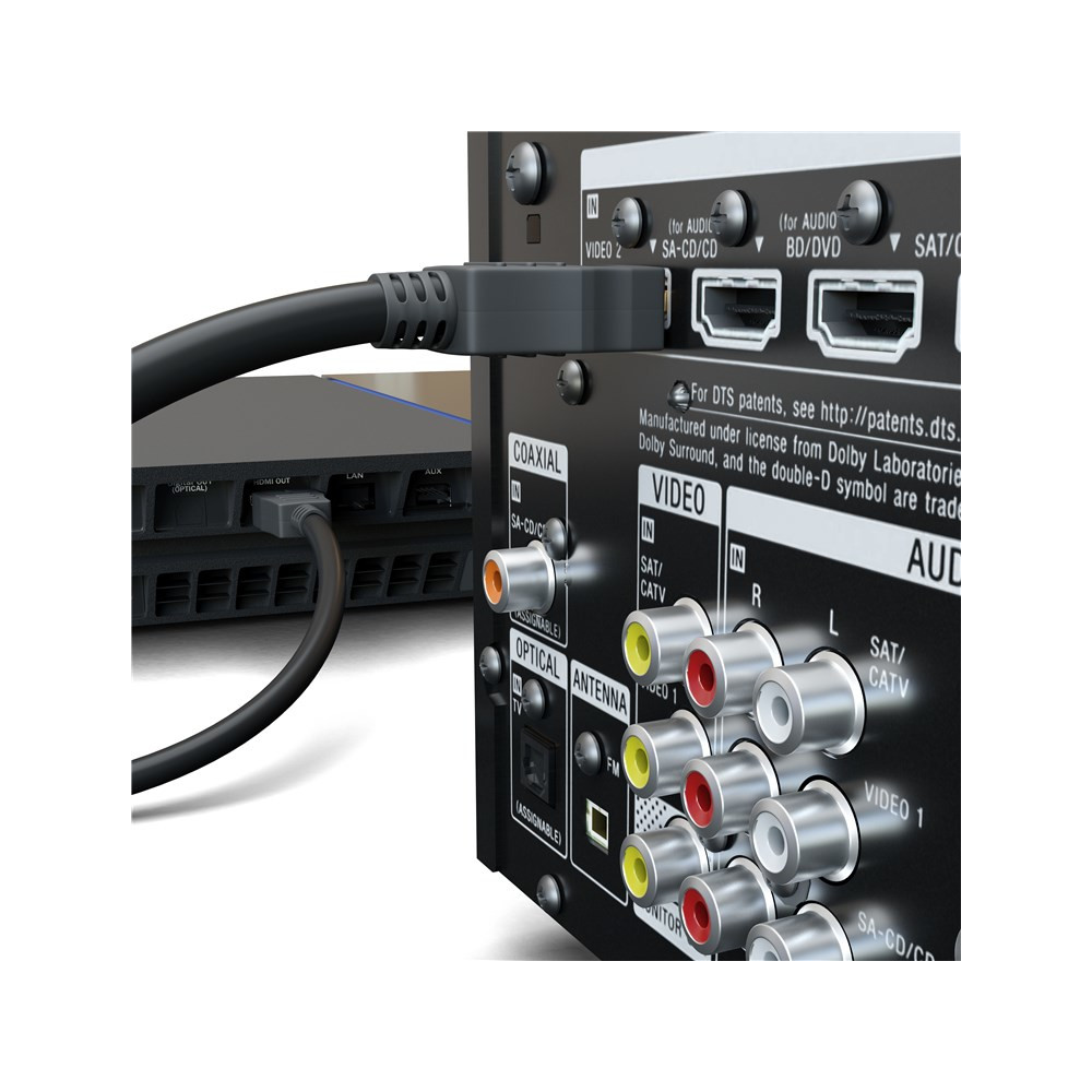 Produktbild för Goobay 61160 HDMI-kabel 3 m HDMI Typ A (standard) Svart