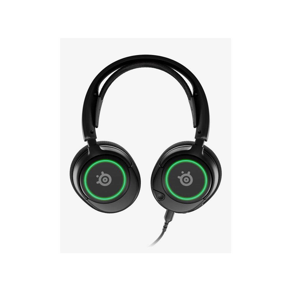 Produktbild för Steelseries Arctis Nova 3 Headset Kabel Huvudband Spela USB Type-C Svart