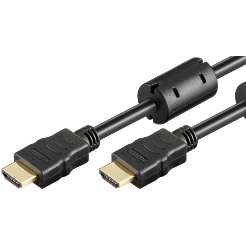 Goobay Goobay 61305 HDMI-kabel 15 m HDMI Typ A (standard) Svart